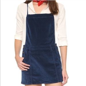 Free People Crushed Velvet Overall Jumper